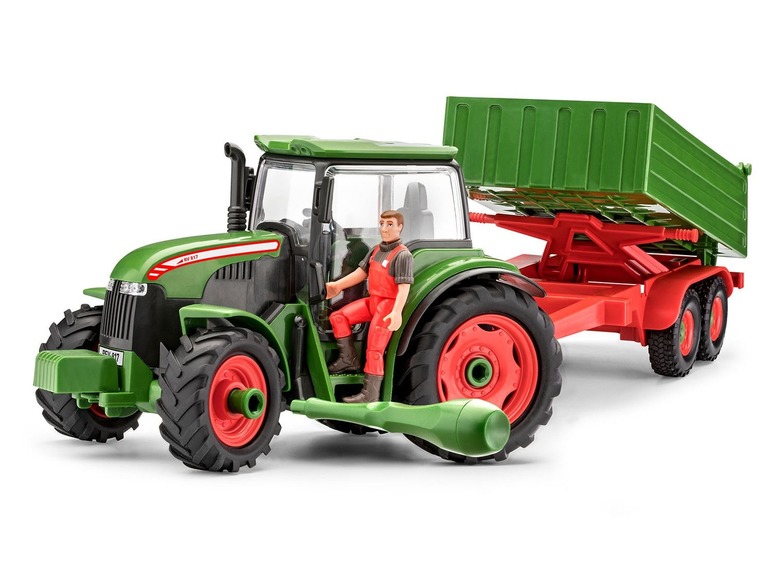 Gehe zu Vollbildansicht: Revell Traktor & Anhänger inklusive Figur - Bild 1
