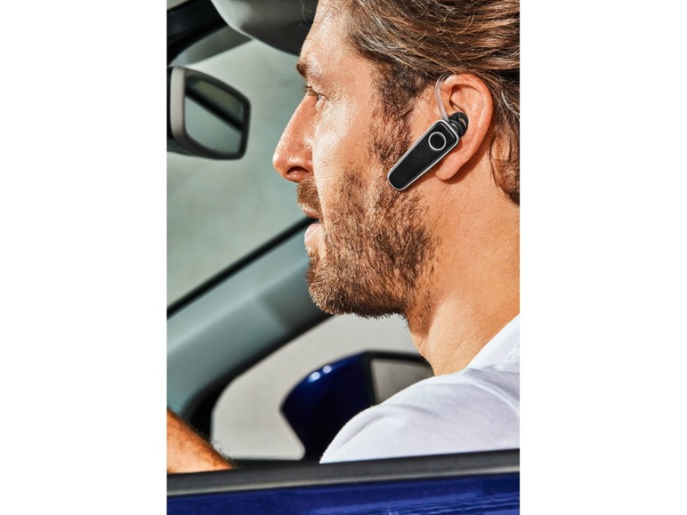 Gehe zu Vollbildansicht: SILVERCREST® Headset, mit Bluetooth, Multifunktionstaste, in Mini-Design, integrierter Akku - Bild 3