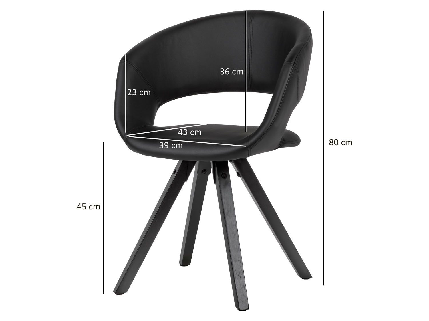 Wohnling Esszimmerstuhl Modern Skandi - Lidl.de