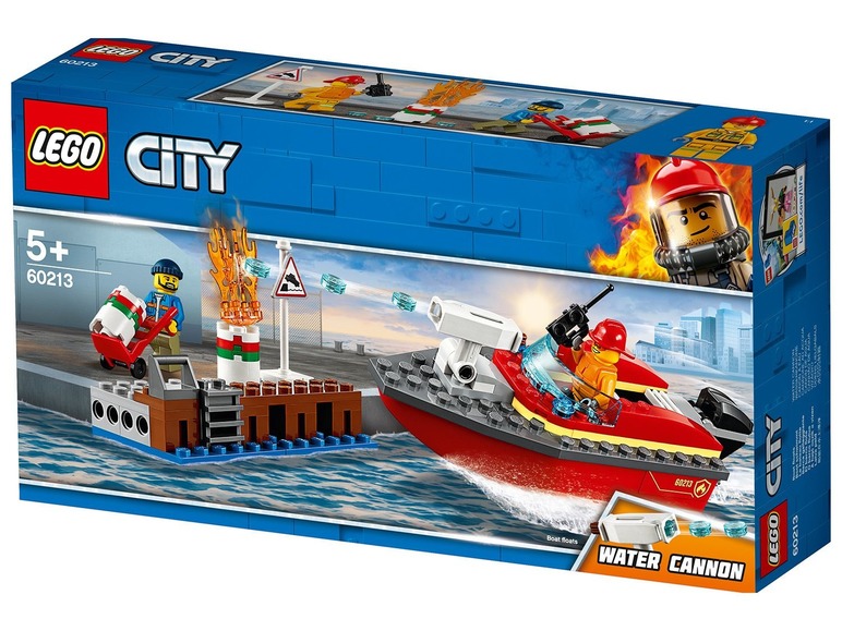 Gehe zu Vollbildansicht: LEGO® City 60213 Feuerwehr am Hafen - Bild 2
