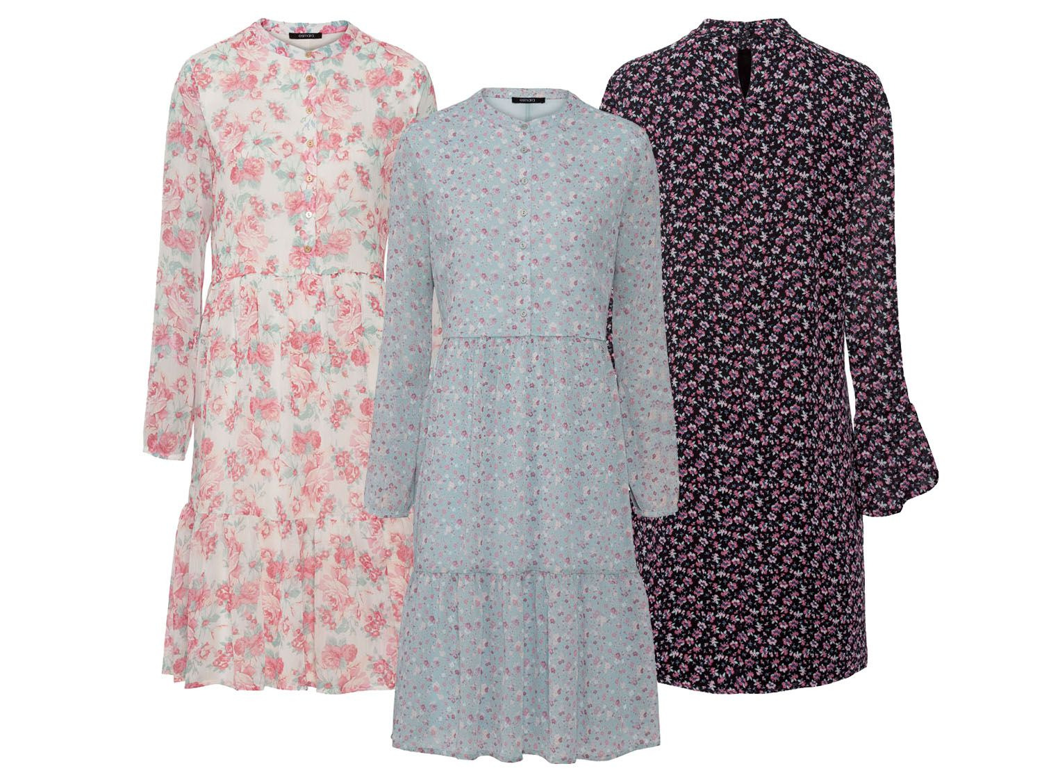 Esmara Kleid Damen Mit Volant Lidl De 