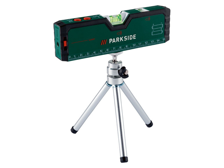 Gehe zu Vollbildansicht: PARKSIDE® Laserwasserwaage, mit Kreuzlinien- und Linienlaser, 2 Röhrenlibellen, Magnete - Bild 1