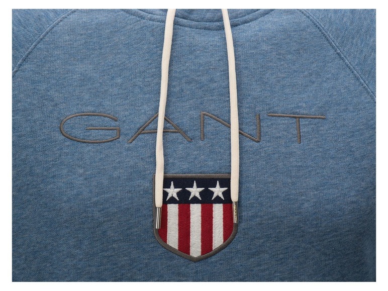 Gehe zu Vollbildansicht: Gant Sweatshirt Herren »Shield Hoodie«, mit Tunnelzug-Kapuze, GANT-Wappen - Bild 4