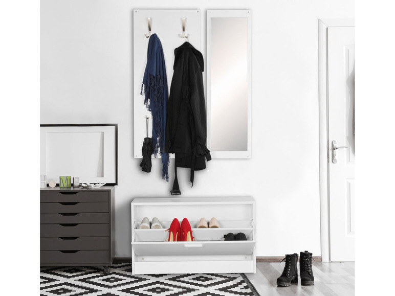 Gehe zu Vollbildansicht: Wohnling Wand-Garderobe mit Spiegel Salerno - Bild 17