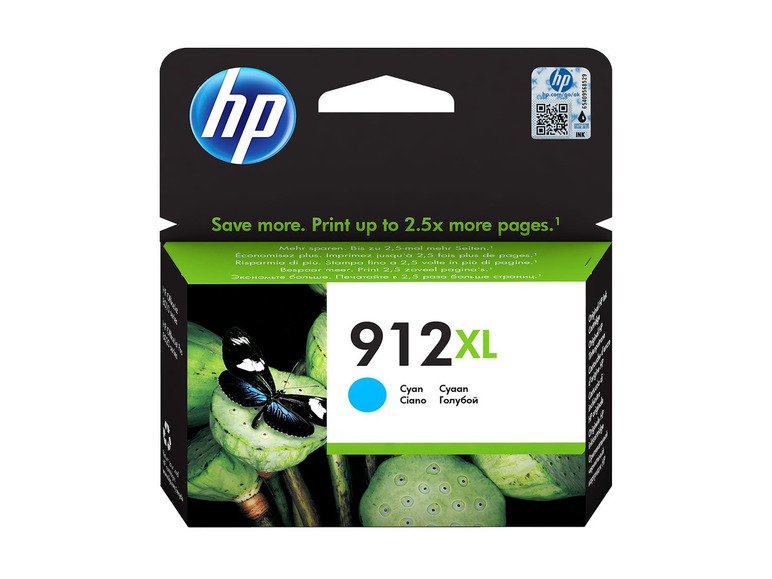 Gehe zu Vollbildansicht: HP 912 XL Druckerpatrone Cyan, 3YL81AE#BGX - Bild 1