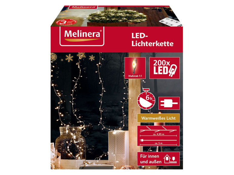 Gehe zu Vollbildansicht: MELINERA® Lichterschweif, 200 LEDs, mit 8 Leuchtmodi - Bild 9
