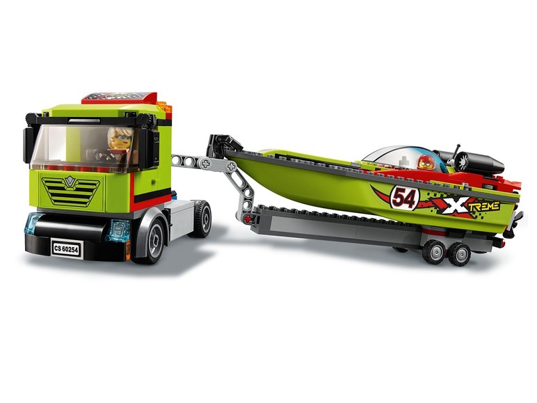 Gehe zu Vollbildansicht: LEGO® City 60254 »Rennboot-Transporter« - Bild 5