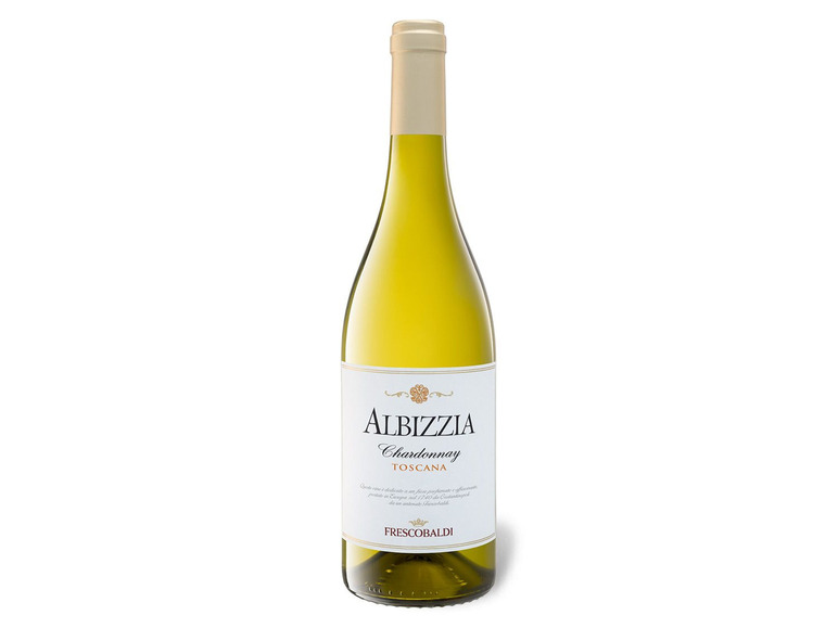 Gehe zu Vollbildansicht: Frescobaldi Albizzia Chardonnay IGT trocken, Weißwein 2019 - Bild 1