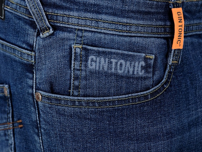 Gehe zu Vollbildansicht: Gin Tonic Jeans Herren, Straight Fit, mit Baumwolle und Elasthan - Bild 8