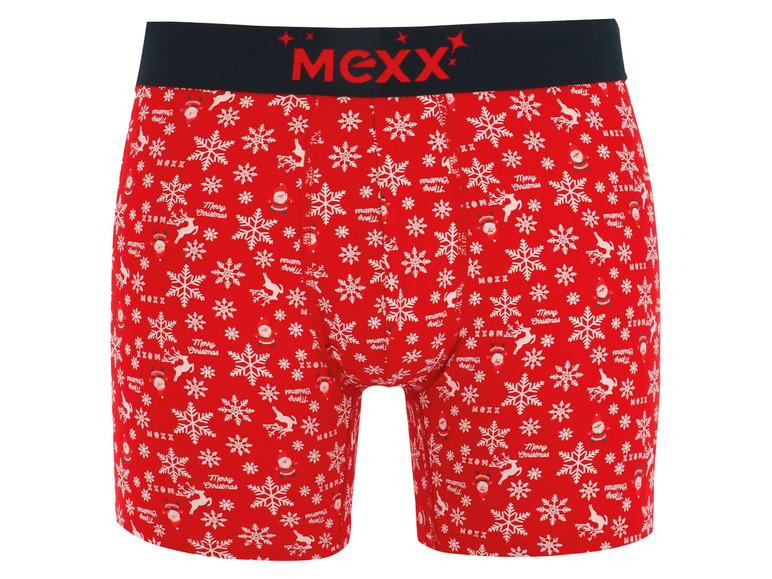 Gehe zu Vollbildansicht: MEXX Herren Boxer Weihnachten, mit Baumwolle - Bild 2