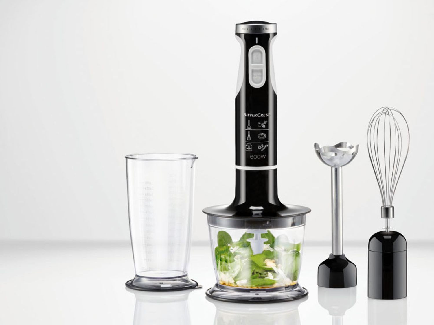 Silvercrest Kitchen Tools Stabmixer Set »SSMS 600«, 600 Watt, mit