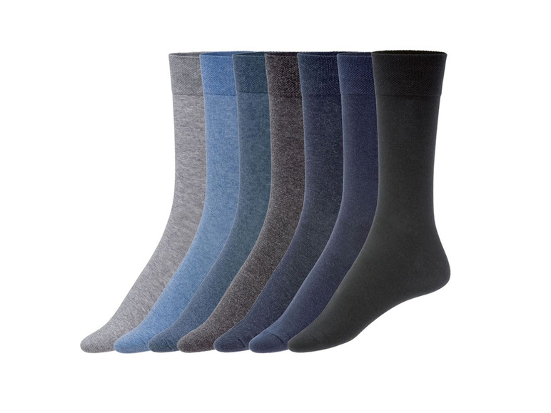 Gehe zu Vollbildansicht: LIVERGY® Socken Herren, 7 Paar, mit Baumwolle - Bild 2