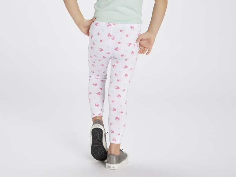 Gehe zu Vollbildansicht: LUPILU® Leggings Mädchen, Kleinkinder, 3 Stück, Optimale Passform, mit Bio-Baumwollanteil - Bild 22