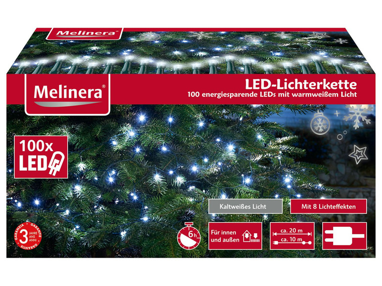 Gehe zu Vollbildansicht: MELINERA® Lichterkette, 100 LEDs, 6-Stunden-Timer - Bild 17