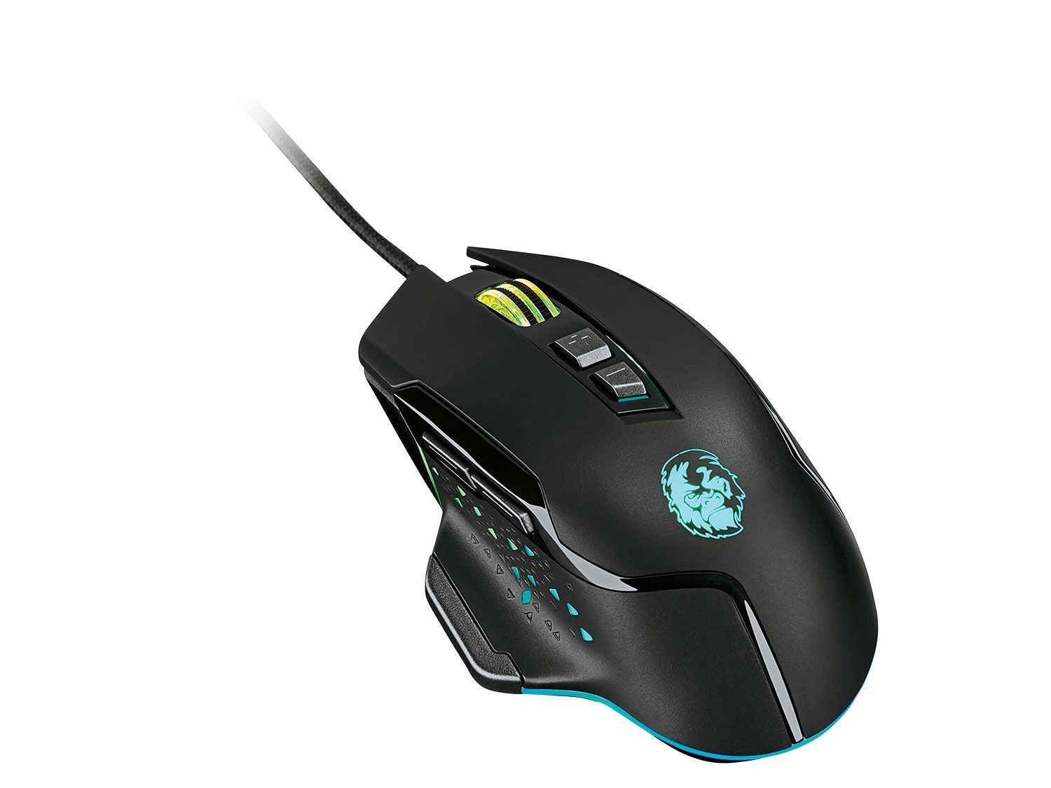 SILVERCREST® Gaming Maus 7 Tasten 6200 DPI, RGB Beleuchtung Lidl.de