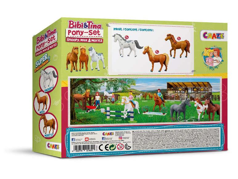 Gehe zu Vollbildansicht: CRAZE Bibi & Tina »Pony-Set«, mit 3 Ponys, ab 3 Jahren - Bild 6