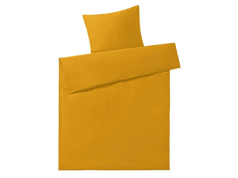 Gehe zu Vollbildansicht: MERADISO® Perkal Bettwäsche, mit Reißverschluss, aus reiner Baumwolle, 155x 220 cm - Bild 4