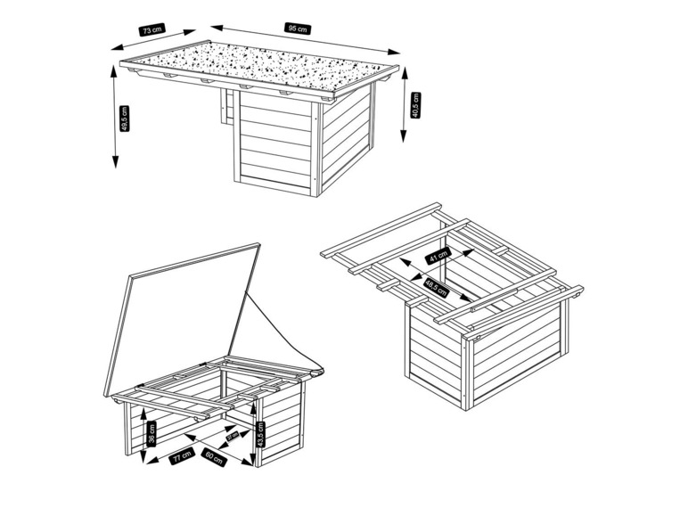 Gehe zu Vollbildansicht: Habau Garage für Mähroboter, mit klappbarerem Deckel - Bild 8