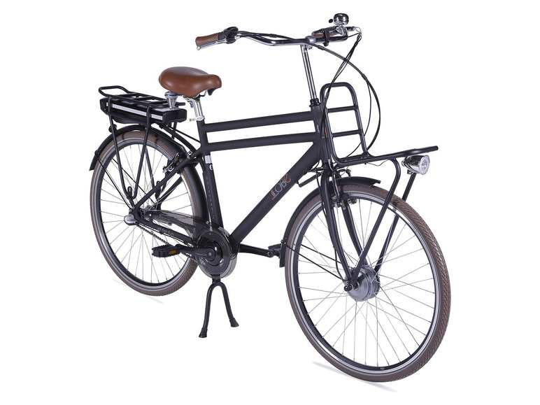 Gehe zu Vollbildansicht: Llobe E-Bike »Rosendaal 2«, Herren, 28 Zoll, 80 - 130 km Reichweite, schwarz - Bild 1