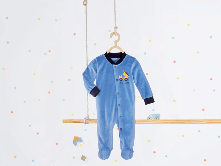 Gehe zu Vollbildansicht: LUPILU® Baby Jungen Schlafoverall Nicki, mit Bio-Baumwolle - Bild 10