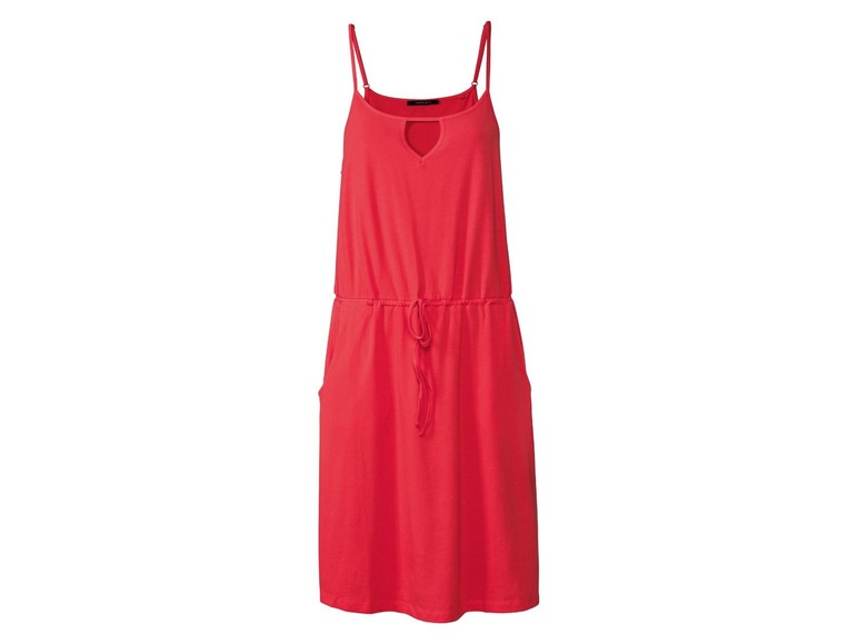 Gehe zu Vollbildansicht: ESMARA® Kleid Damen, mit Eingrifftaschen, mit Baumwolle und Elasthan - Bild 6