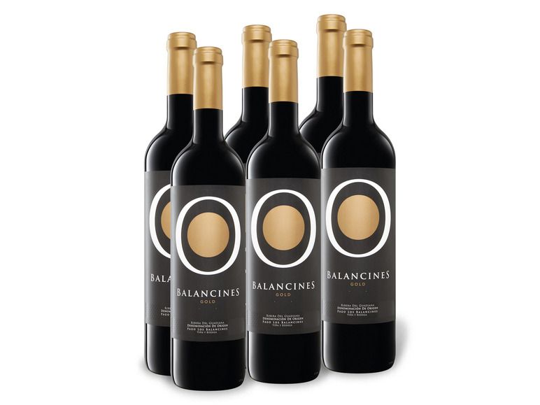Gehe zu Vollbildansicht: 6 x 0,75-l-Flasche Weinpaket Balancines Ribera del Guadiana DO trocken, Rotwein - Bild 1