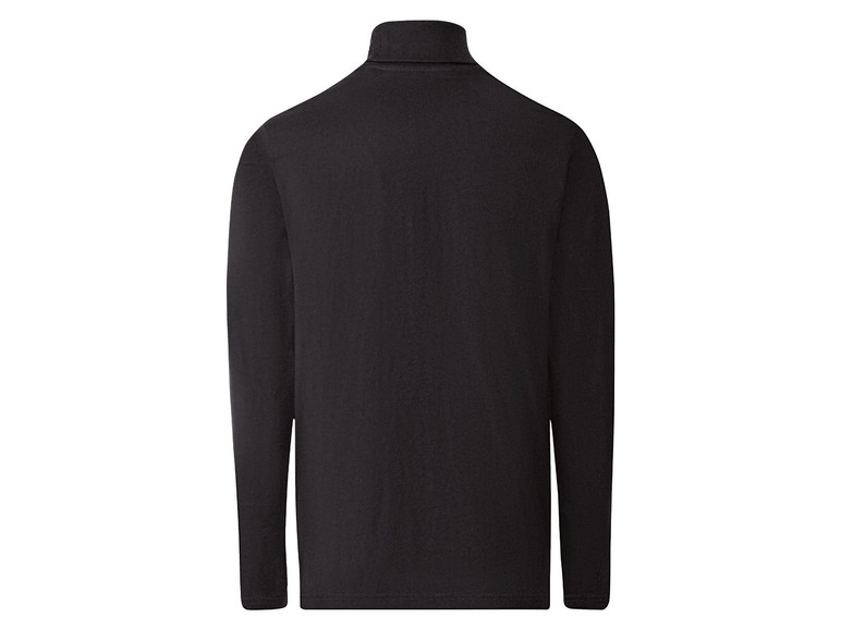 Gehe zu Vollbildansicht: LIVERGY® Herren Rollkragenshirt, aus weicher Single-Jersey-Qualität - Bild 4