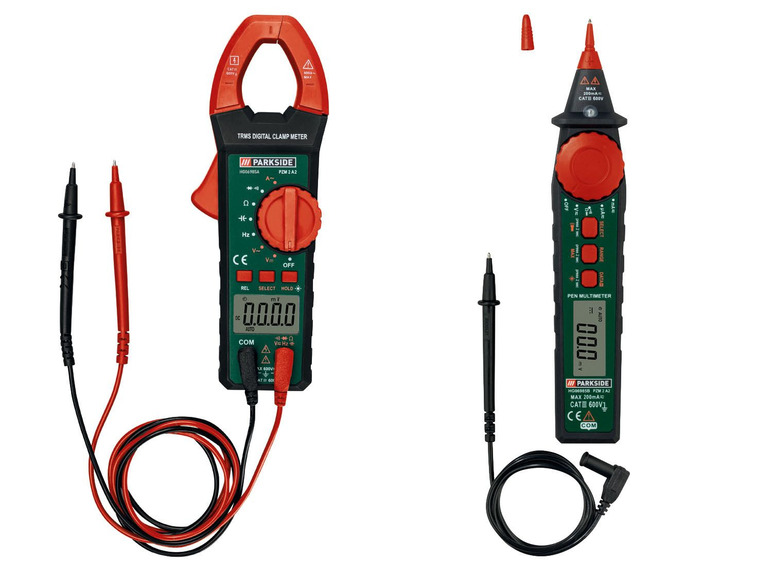 PARKSIDE® Zangenamperemeter/ StiftMultimeter »PZM 2 A2« Lidl.de
