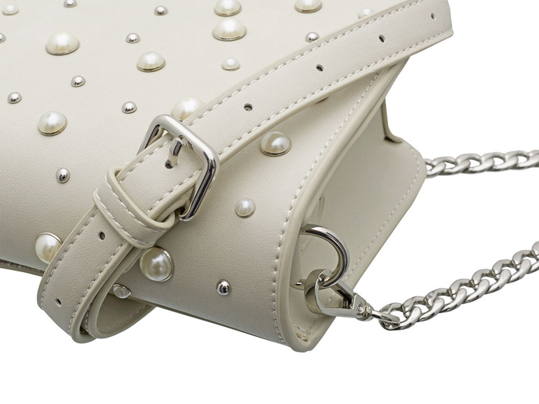 Gehe zu Vollbildansicht: JETTE Damen "Pearls Everywhere" - Minibag, silber - Bild 6