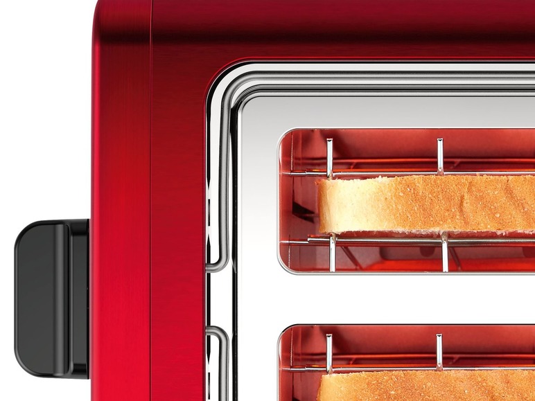 Gehe zu Vollbildansicht: BOSCH Kompakt Toaster, DesignLine, Rot - Bild 5