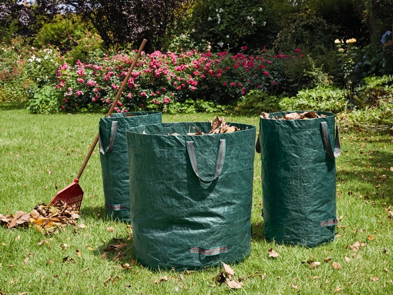 Gehe zu Vollbildansicht: PARKSIDE® Gartensack, 3-teilig, mit 4 Griffen, aus reißfestem Kunststoffgewebe - Bild 2