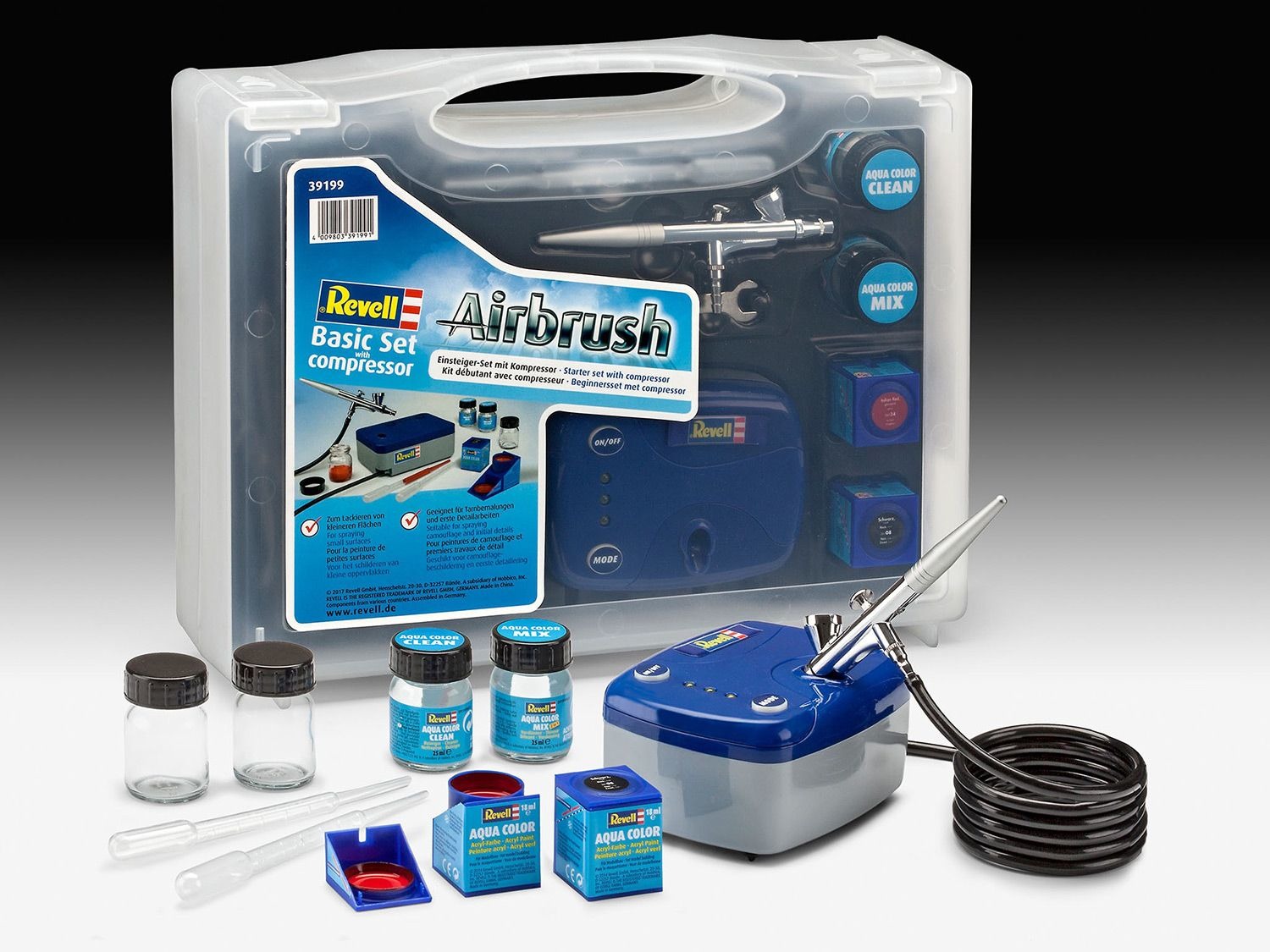 Revell Airbrush EinsteigerSet »Basic Set«, mit Kompressor Lidl.de