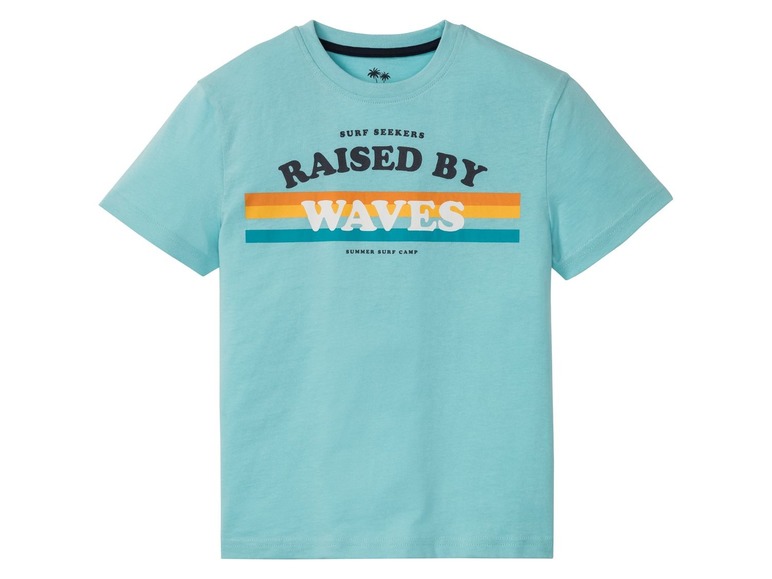 Gehe zu Vollbildansicht: PEPPERTS® T-Shirt Jungen, 2 Stück, mit Sommer-Print, aus reiner Baumwolle - Bild 19