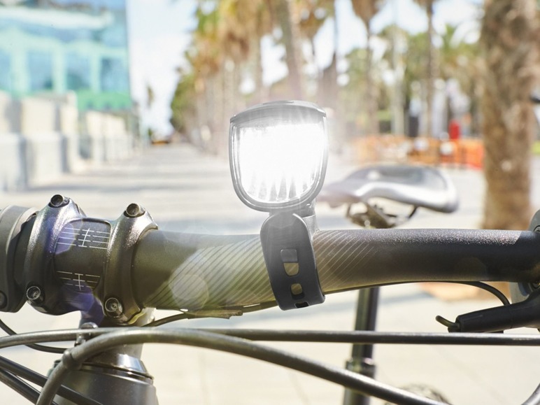 Gehe zu Vollbildansicht: CRIVIT® LED Fahrradbeleuchtung, 2-teilig, Akku-Frontlicht mit Automatik-Funktion - Bild 2
