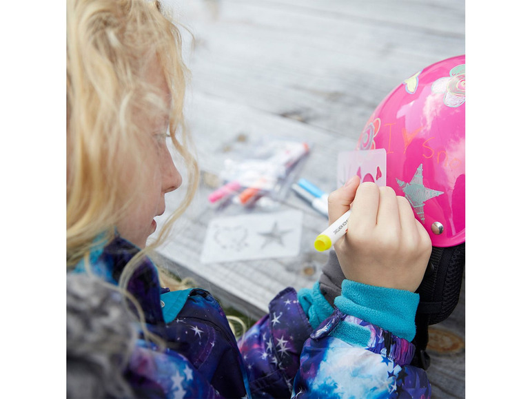 Gehe zu Vollbildansicht: WIPEOUT™ Bemalbarer Kinderhelm, mit Stiften+Schablonen - Bild 15