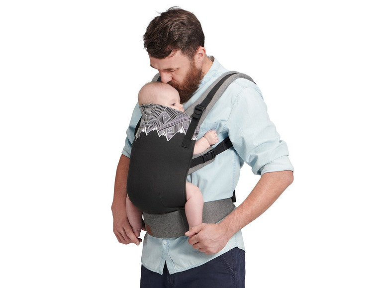 Gehe zu Vollbildansicht: Kinderkraft Babytrage »Milo«, vor dem Bauch & auf dem Rücken tragbar, ergonomisches Design - Bild 29