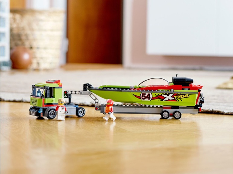 Gehe zu Vollbildansicht: LEGO® City 60254 »Rennboot-Transporter« - Bild 10