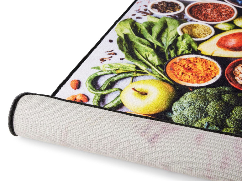 Gehe zu Vollbildansicht: MERADISO® Küchenläufer, 65 x 180 cm, umkettelter Rand, rutschhemmende Unterseite - Bild 5