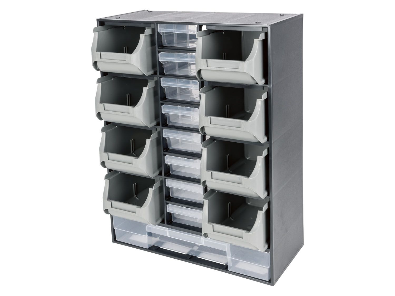 PARKSIDE® Kleinteilemagazin, mit Ausziehfächern, Gehäuse aus Polystyrol