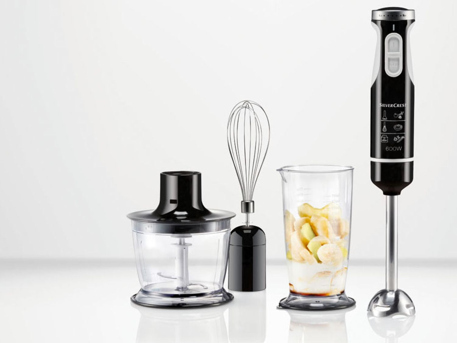 Silvercrest Kitchen Tools Stabmixer Set »SSMS 600«, 600 Watt, mit