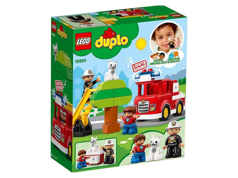 Gehe zu Vollbildansicht: LEGO® DUPLO® 10901 Feuerwehrauto - Bild 3