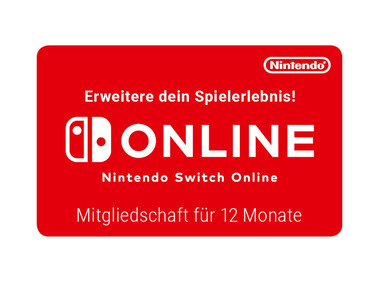 Digitaler Code für: Nintendo Switch Online - 12-monatige Mitgliedschaft