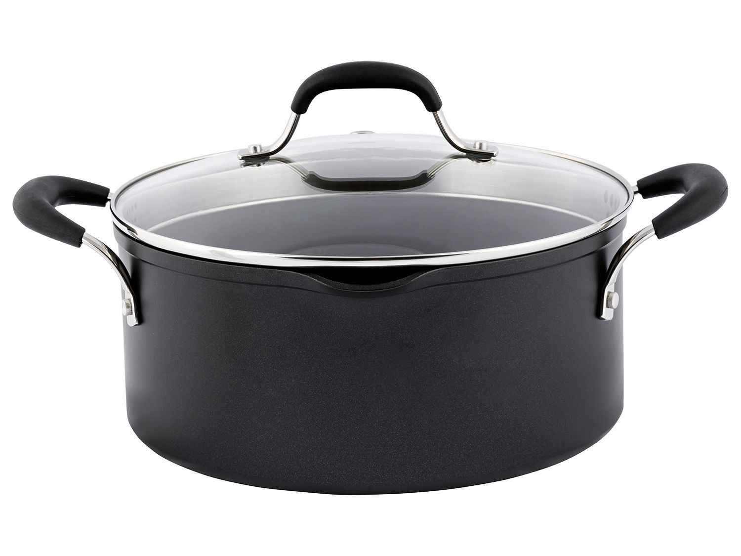 ERNESTO® AluminiumTopf, mit Antihaftbeschichtung, 4,5 Liter