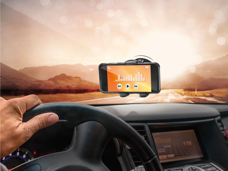 Gehe zu Vollbildansicht: ULTIMATE SPEED® Auto Handyhalterung, mit Saugnapf, 360° - Bild 5