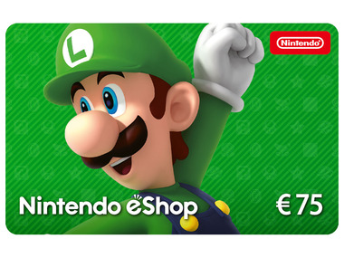 Nintendo eShop Card: 75€