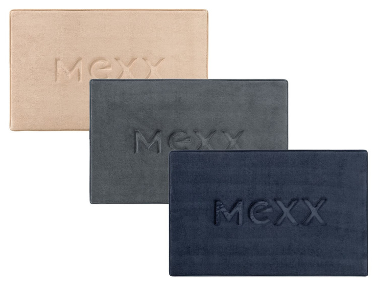 Mexx Home Badematte, 50 x 76 cm, geprägter Marken-Schriftzug, Kern aus
