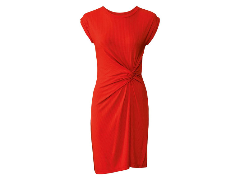 Gehe zu Vollbildansicht: ESMARA® Kleid Damen, tailliert geschnitten, Zierknoten - Bild 2