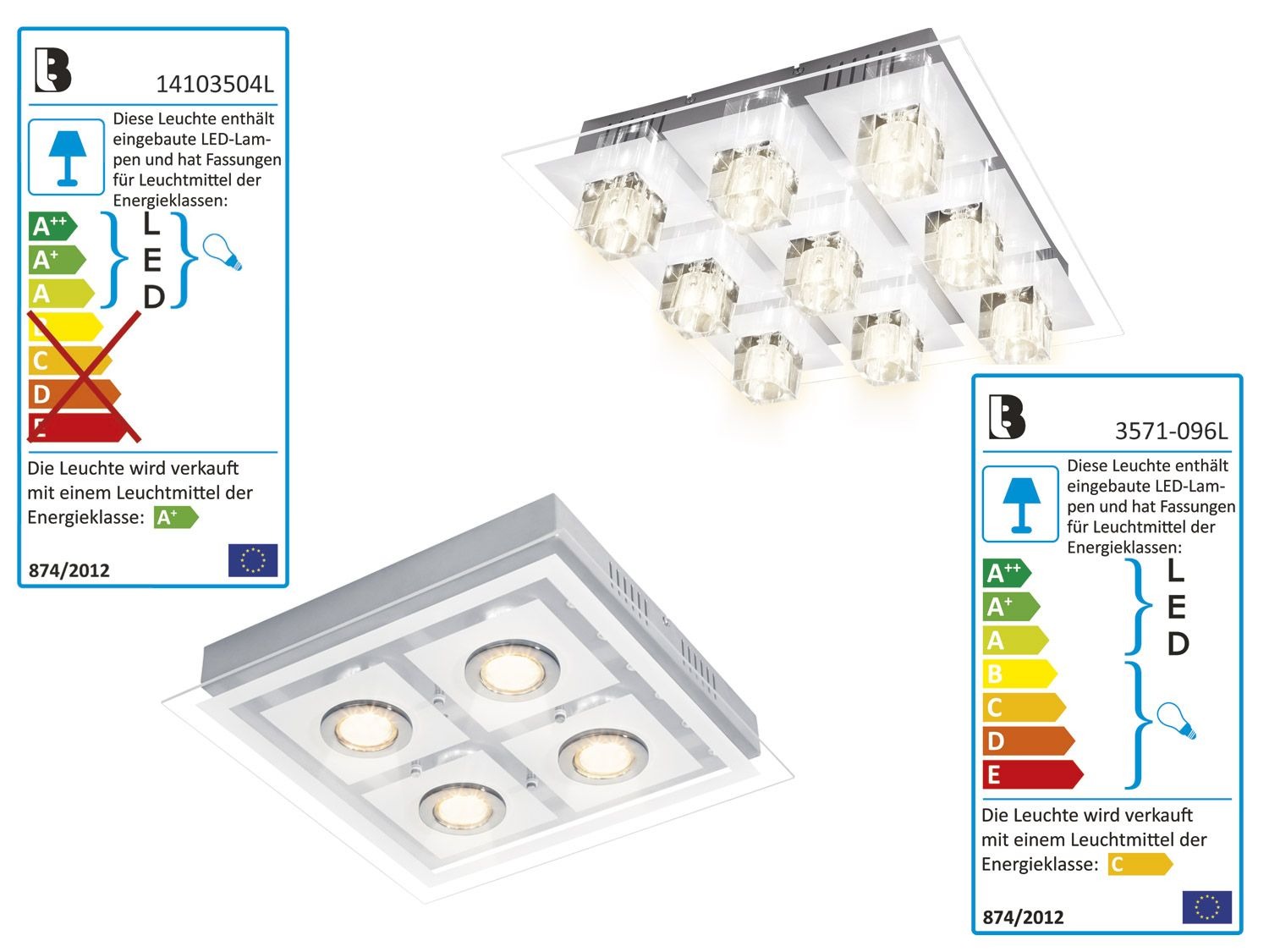 Livarno Lux Deckenleuchte 4 Oder 9 Flammig Led Farbwechsler Mit Fernbedienung Lidl De 