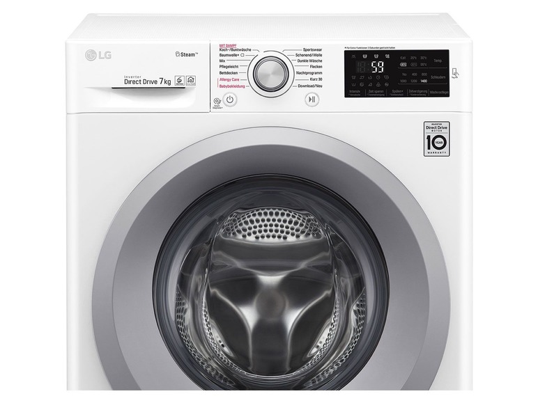 Gehe zu Vollbildansicht: LG Waschvollautomat F14WM 7KS1, 7Kg - Bild 7