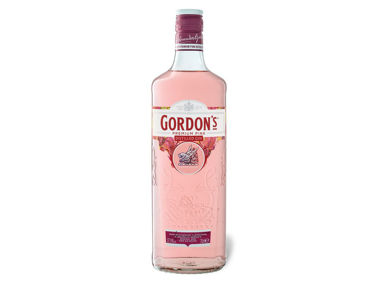 Gehe zu Vollbildansicht: Gordon's Premium Pink Distilled Gin 37,5% - Bild 1